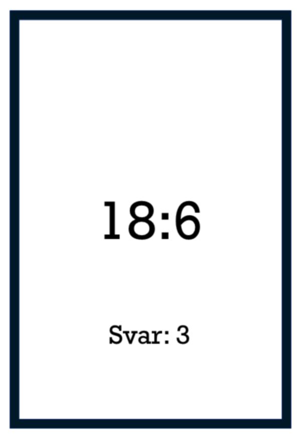 TALKORT - Quiz & Byt-kort, Den lille divisionstabel - Image 3