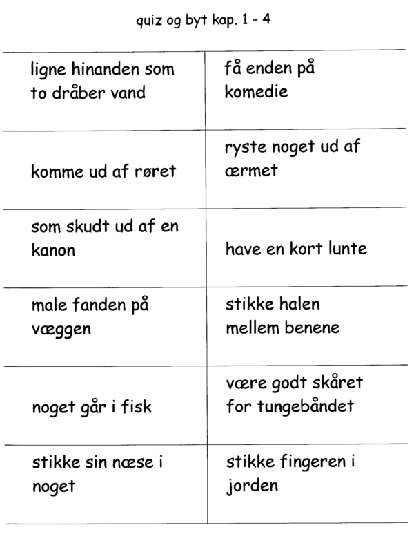 Talemåder Spil: Quiz og byt, Dobbeltcirklen, Slangen - Image 4
