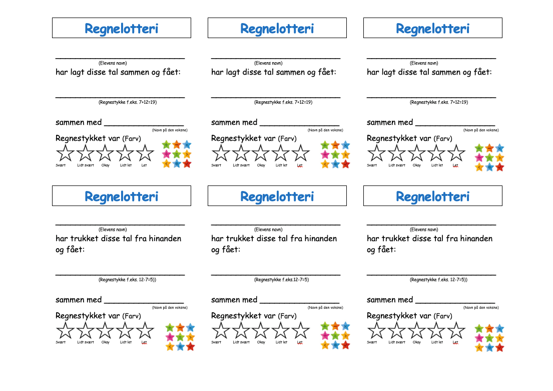 Læse- og regnelotteri - Billede 3