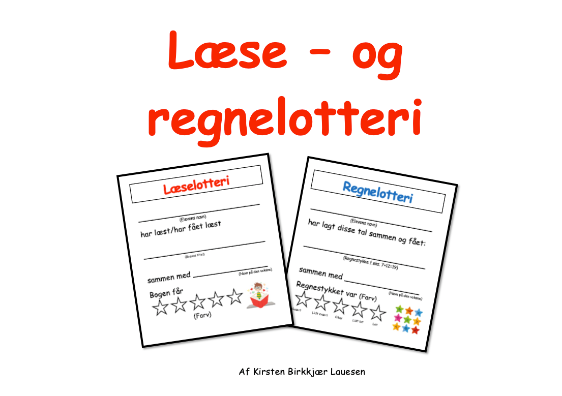 Læse- og regnelotteri