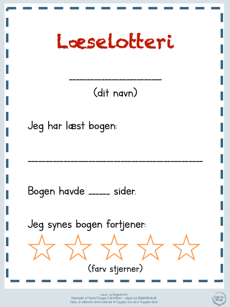 Læse- og Regnelotteri 2020 - Billede 2