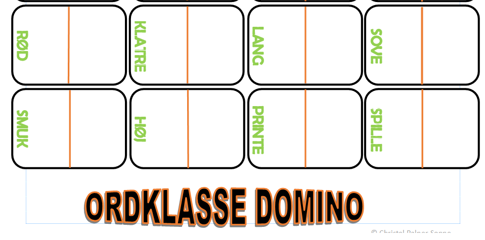 Ordklasse Domino