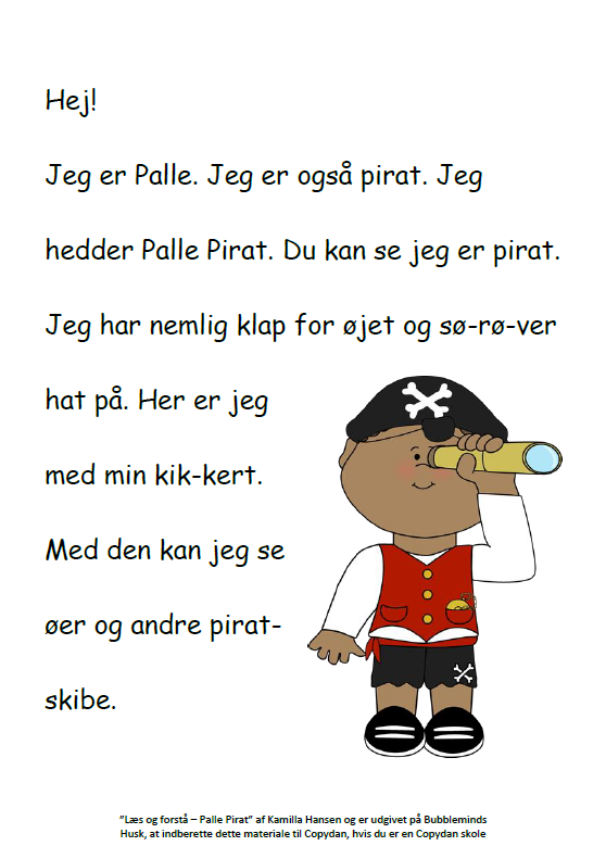 Læs og forstå - Palle Pirat - Billede 2