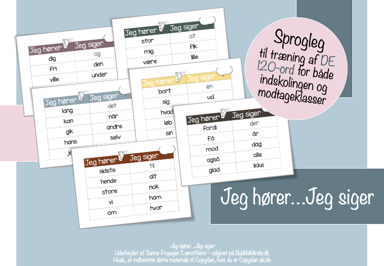 Jeg hører - Jeg siger (ny version)