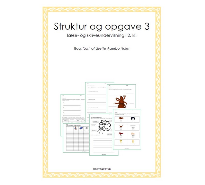 Læse- og skriveundervisning i 2. kl. - struktur og opgave 3 (bog: "Lus")