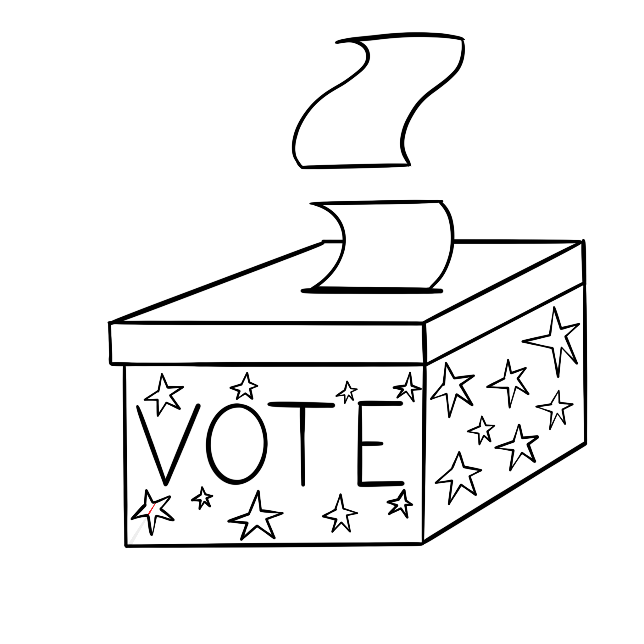 USA | Clipart | Sort/Hvid - Billede 2