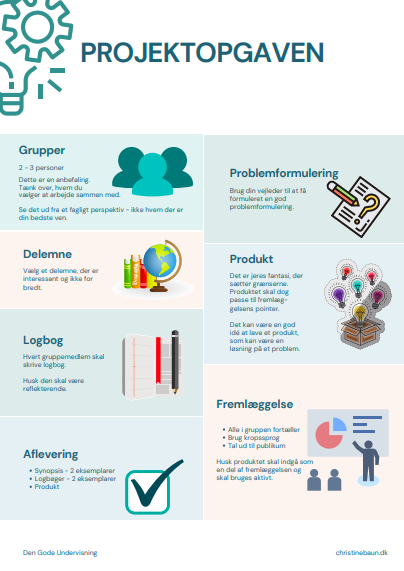 Plakat - projektopgaven