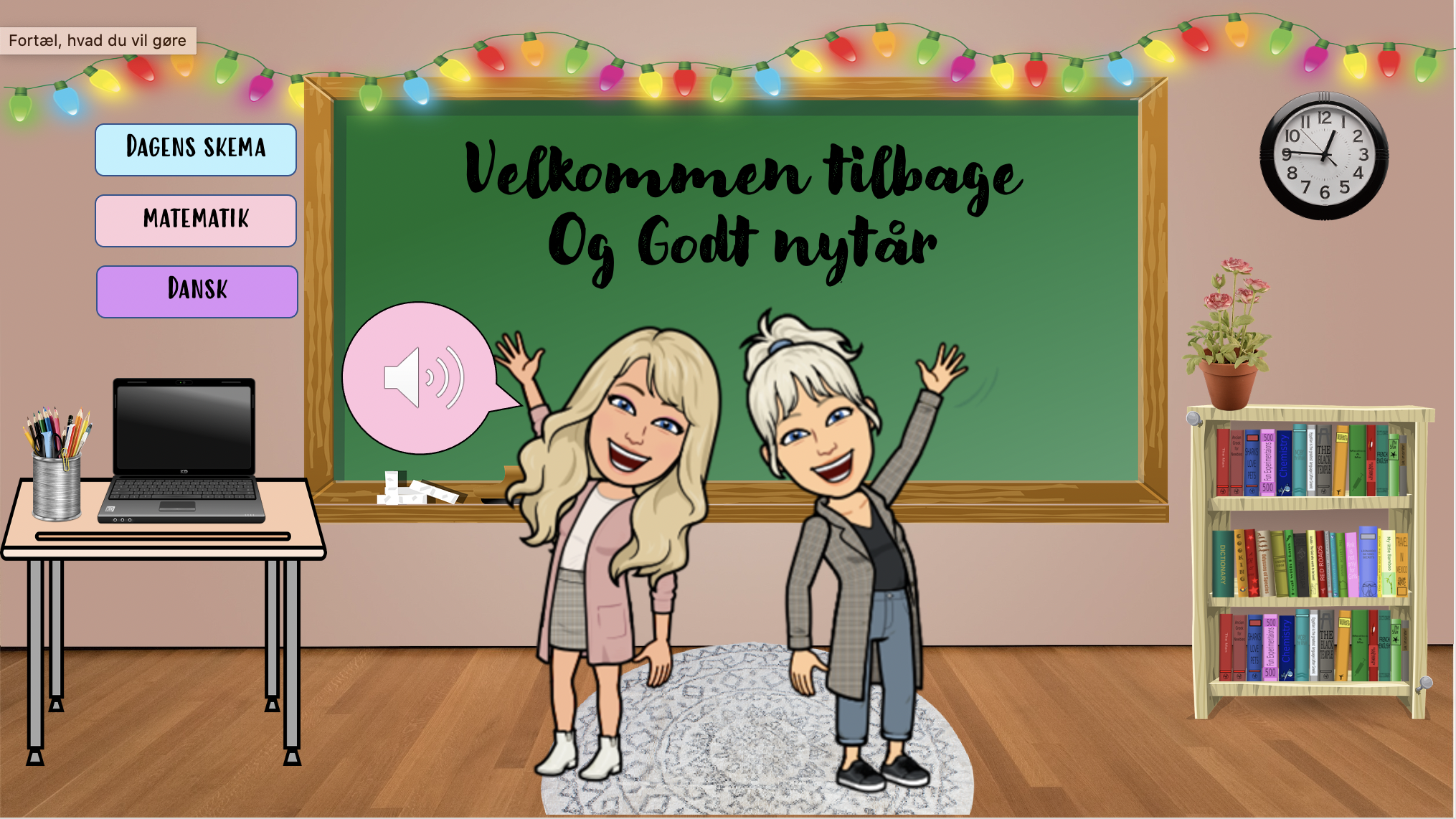 Virtuelt klasseværelse skabelon og guide