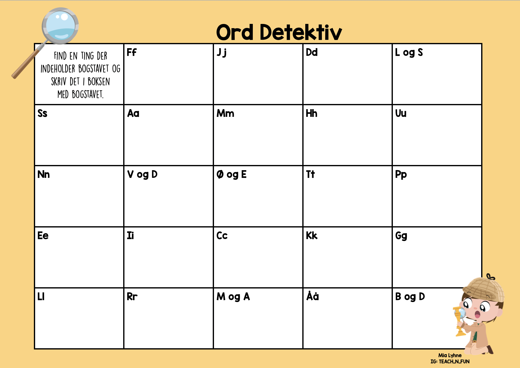 Ord detektiv