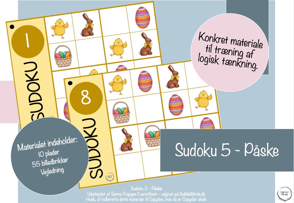 Sudoku 5 I Påske I 4x4 felter