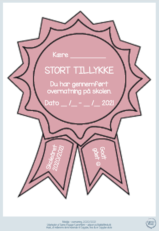Medalje - Overnatning - Billede 4