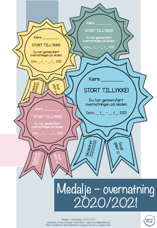 Medalje - Overnatning