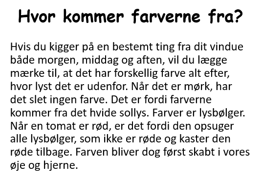 Farvelære - Billede 6