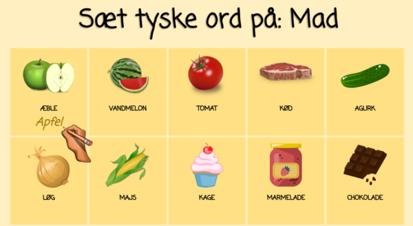 Sæt tyske ord på - Mad - Image 2
