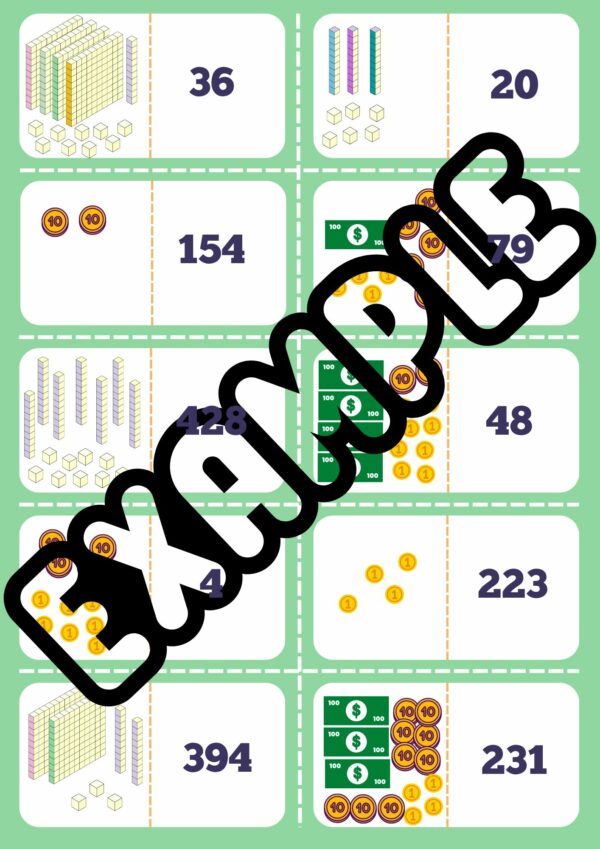 Domino med talværdier - Image 2