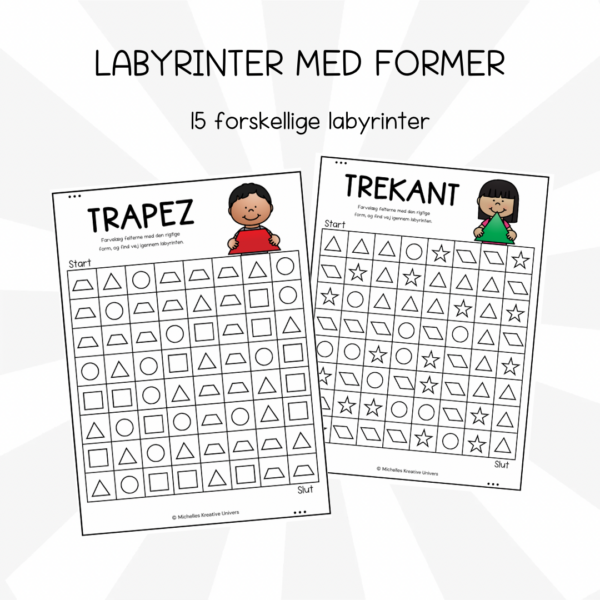 Labyrinter med former