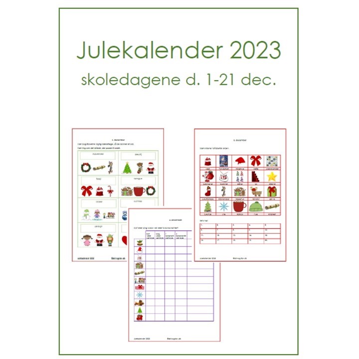 Julekalender 2023 - opgaver til den 1.-21. december 2023