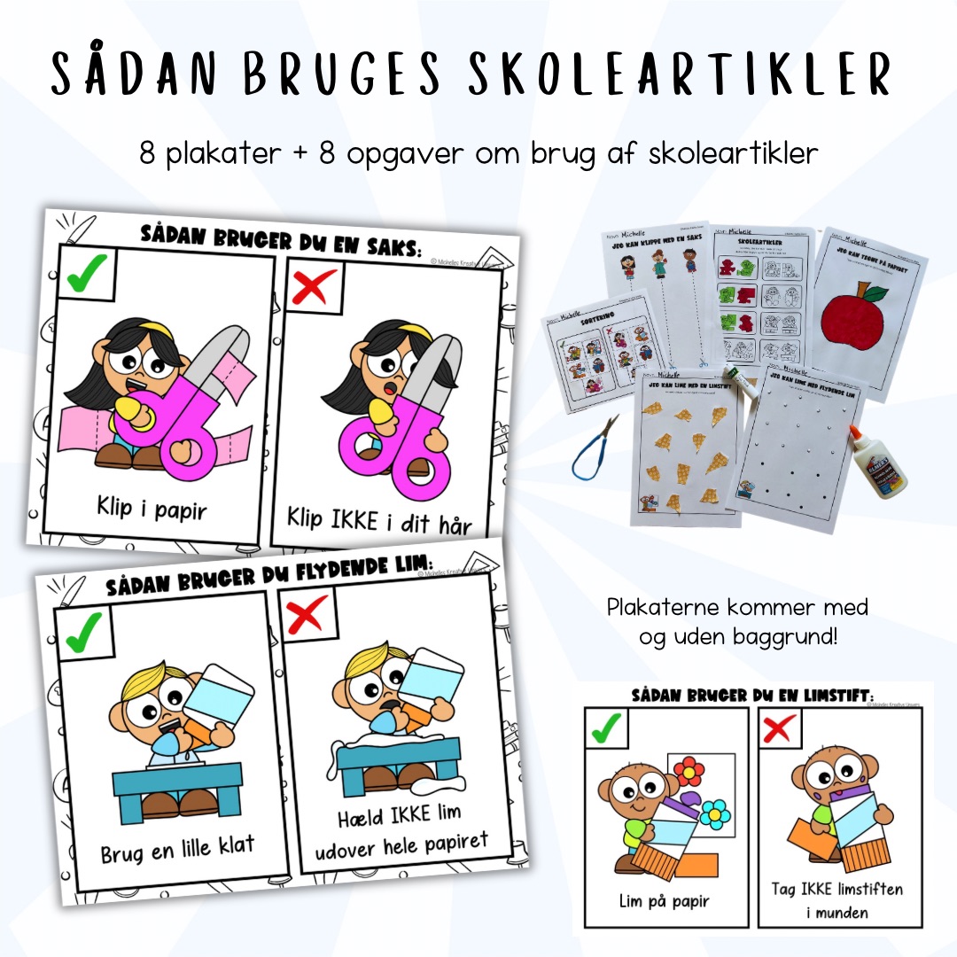 Sådan bruges skoleartikler