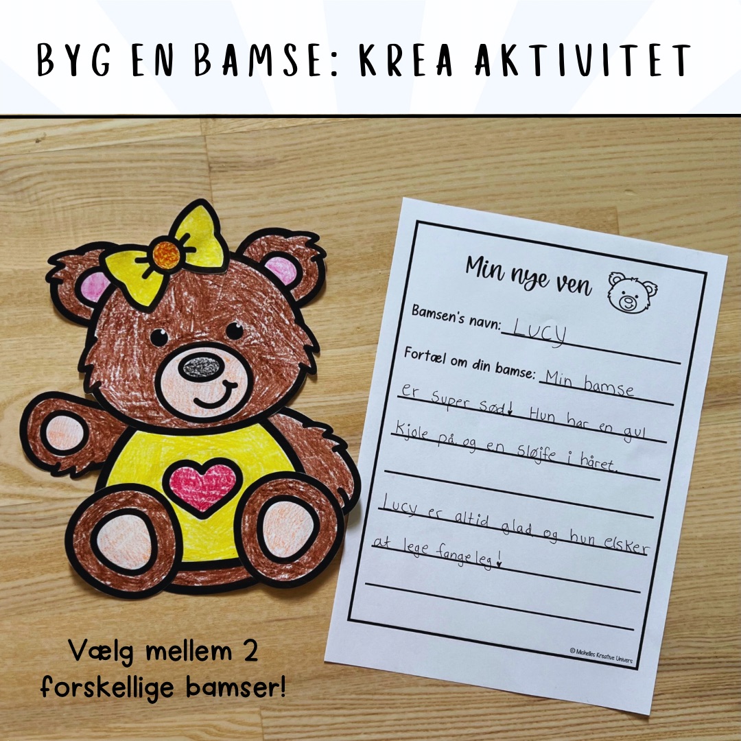 Byg en bamse: Krea aktivitet