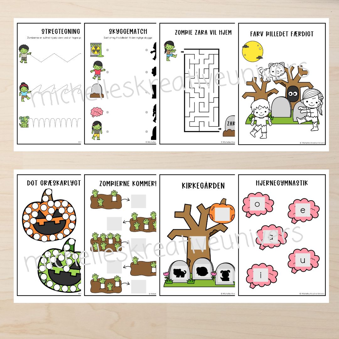 Mini aktivitets pakke: Zombie - Billede 2