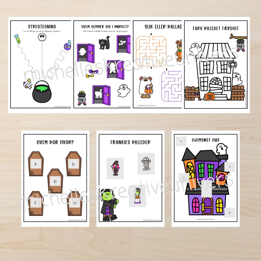 Mini aktivitets pakke: Halloween - Billede 2
