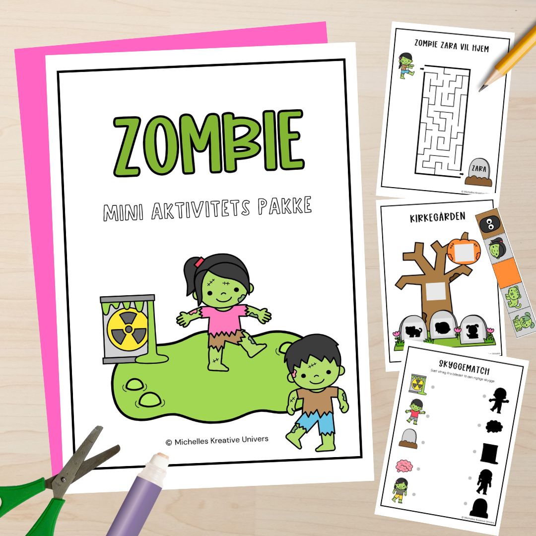 Mini aktivitets pakke: Zombie