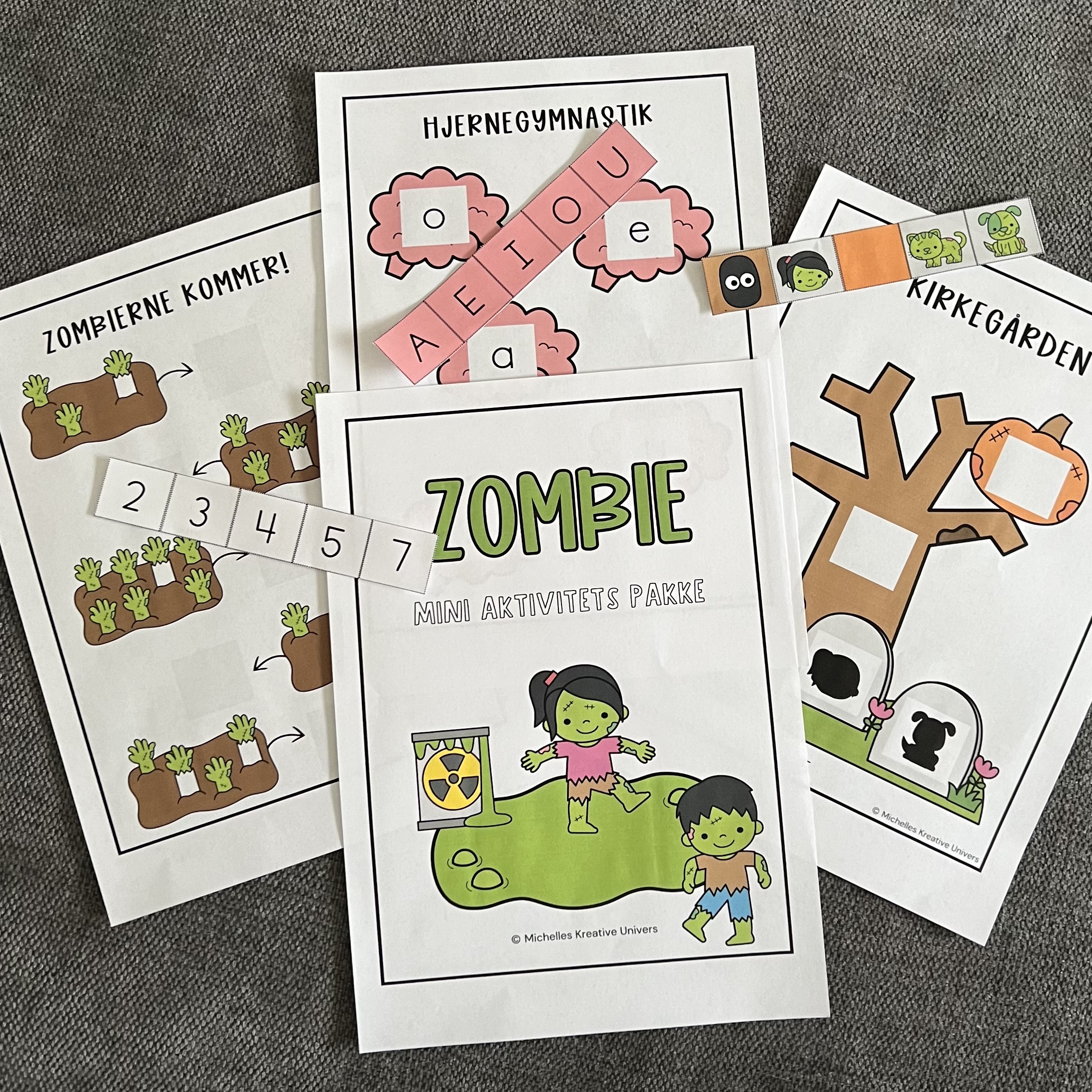 Mini aktivitets pakke: Zombie - Billede 6