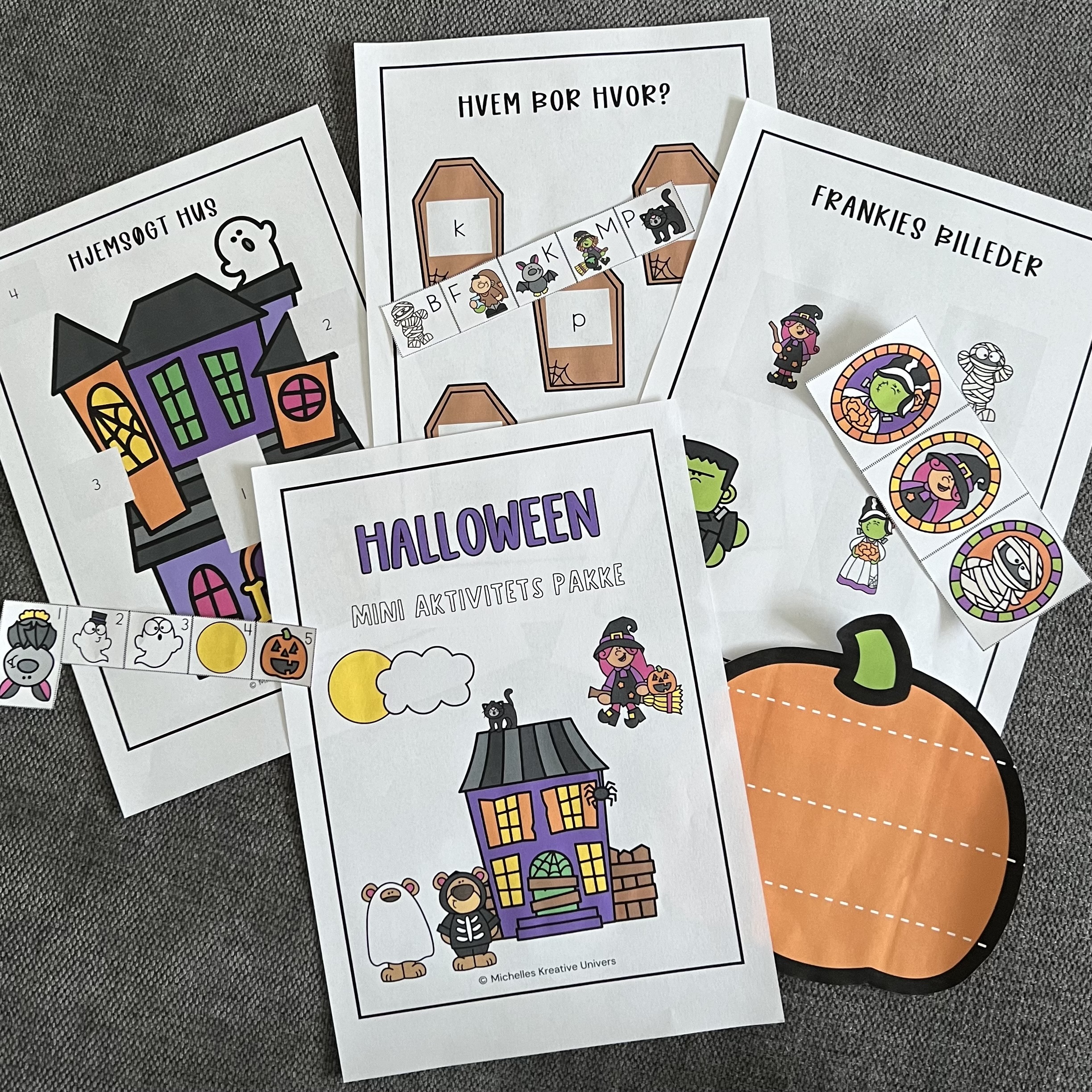 Mini aktivitets pakke: Halloween - Billede 4