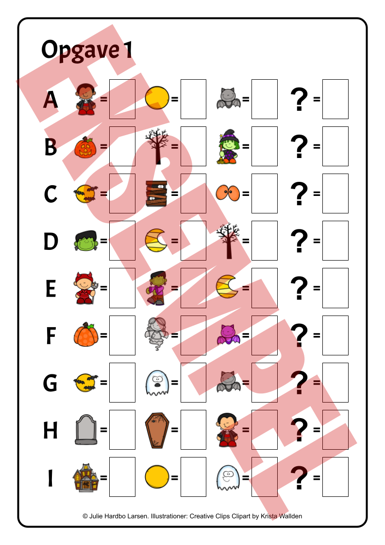 HALLOWEEN Billed-grublere - Billede 4