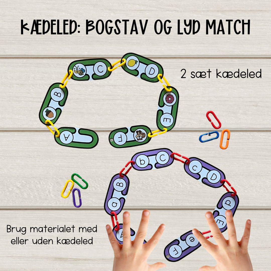Kædeled: Bogstav og forlyds match