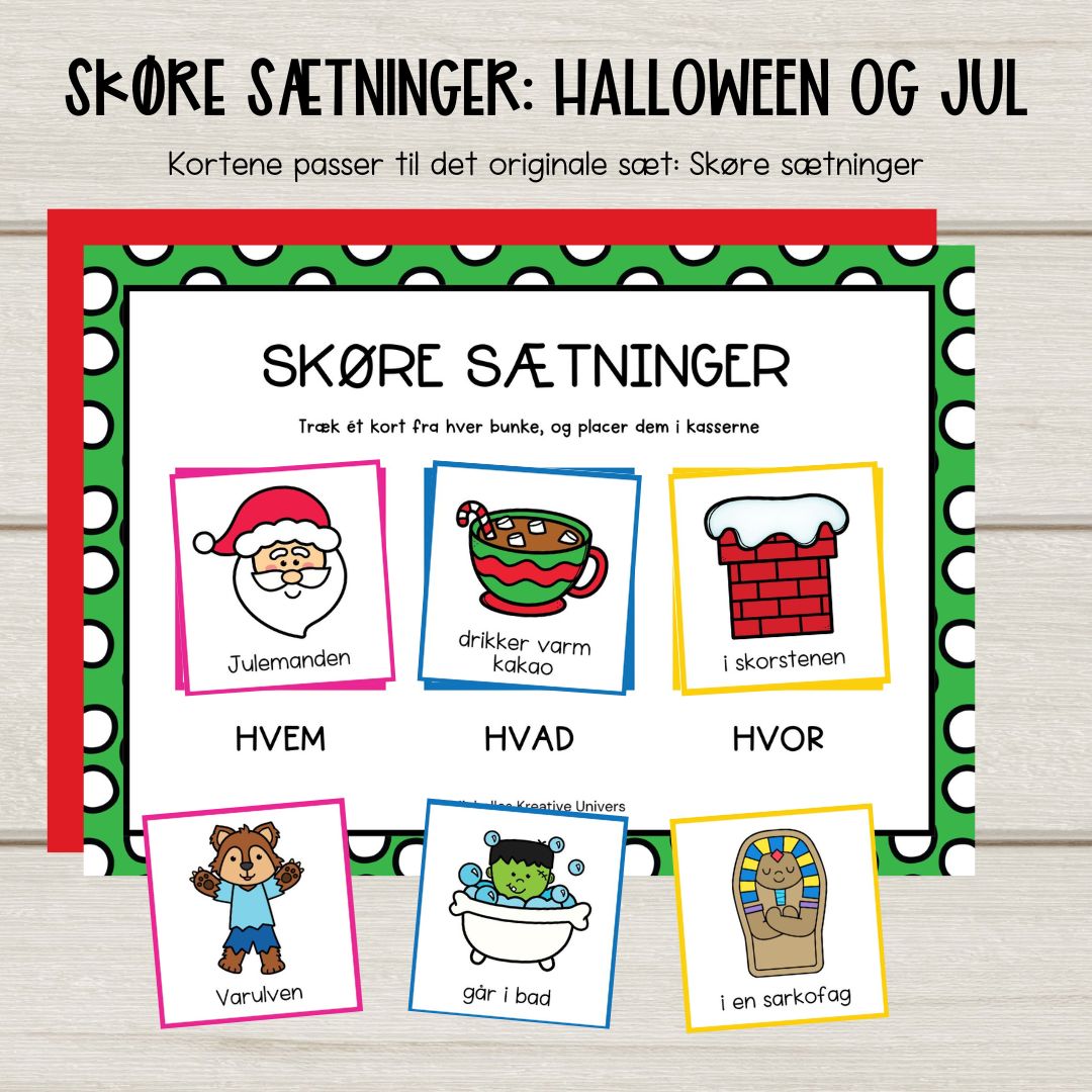 Skøre sætninger: Halloween & Jul