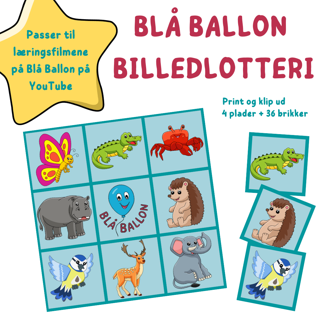 Blå Ballon Billedlotteri
