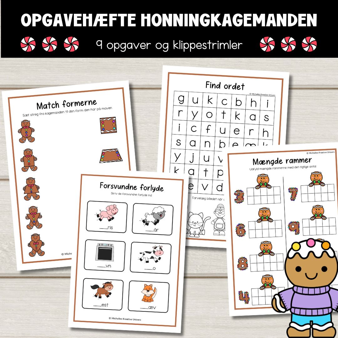 Honningkagemanden - Opgavehæfte