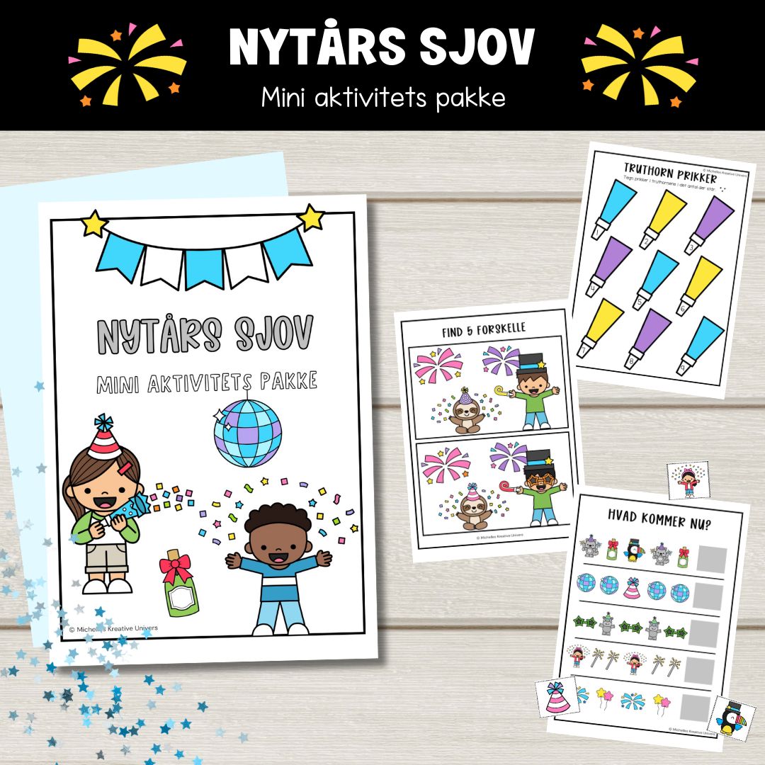 Mini aktivitetspakke: Nytårssjov