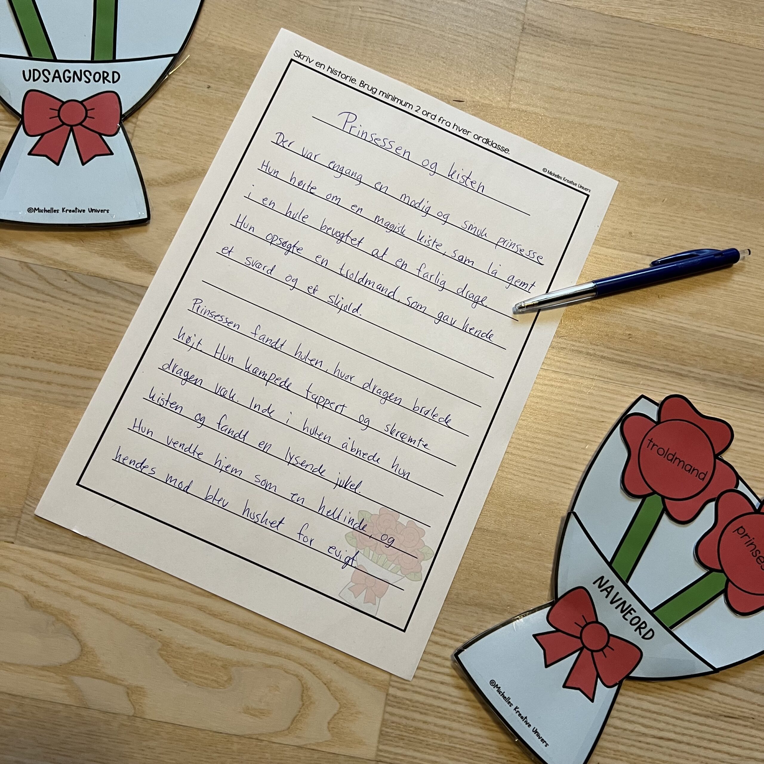 Ordklasse sortering + historie skrivning - Billede 4