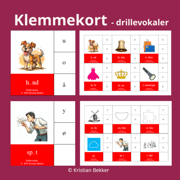 Klemmekort til drillevokaler - Image 2