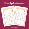 Find lydrette ord del 1