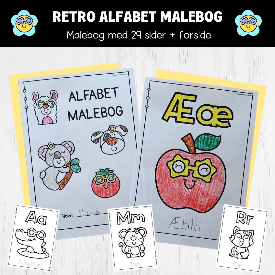 Retro alfabet-pakke - Billede 4
