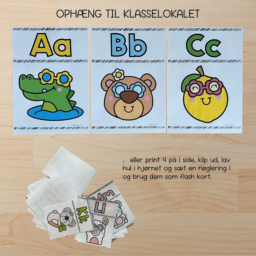 Retro alfabet-ophæng - Billede 4