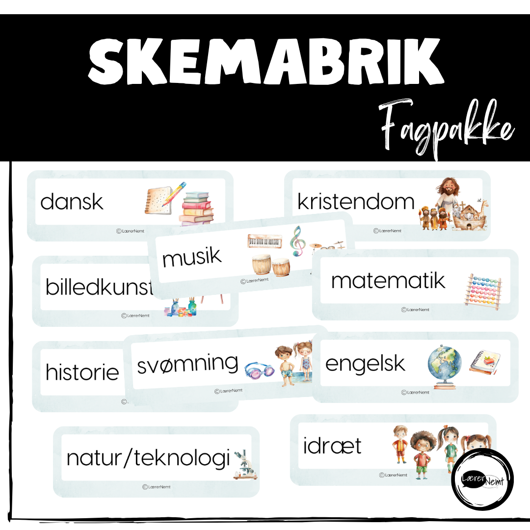 Skemabrik: Fagpakke