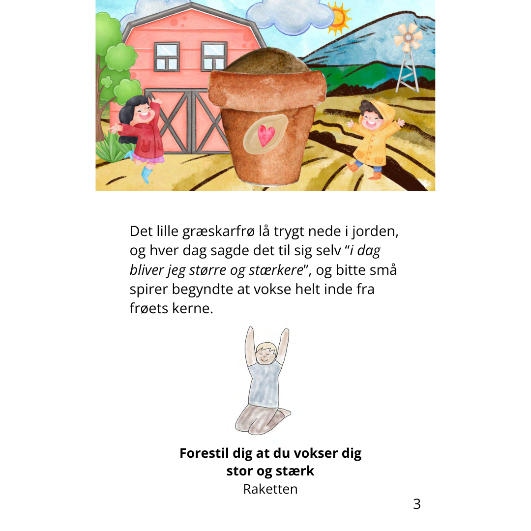 Halloween - det magiske græskar en fortælling med børneyogaøvelser - Billede 2