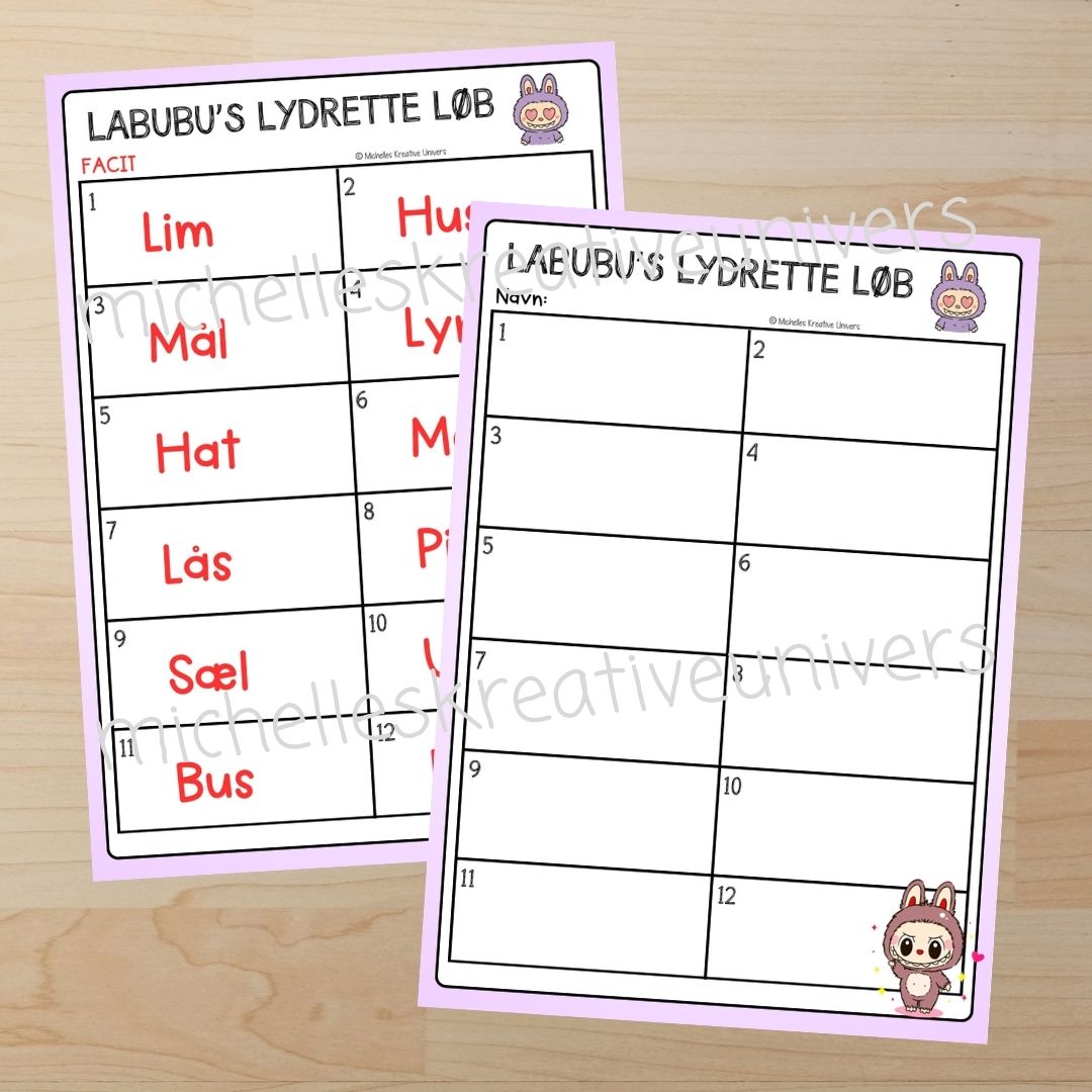 Labubu's lydrette løb - Billede 4