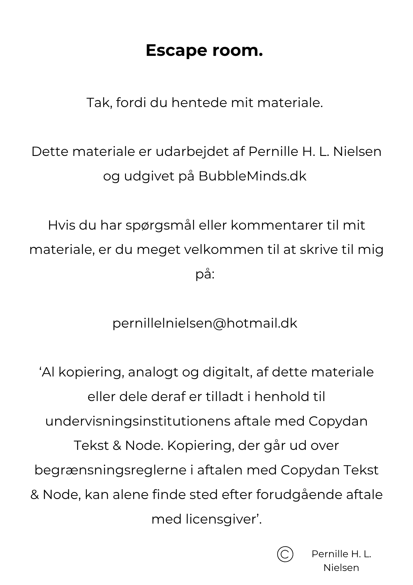 Escape room - Billede 2