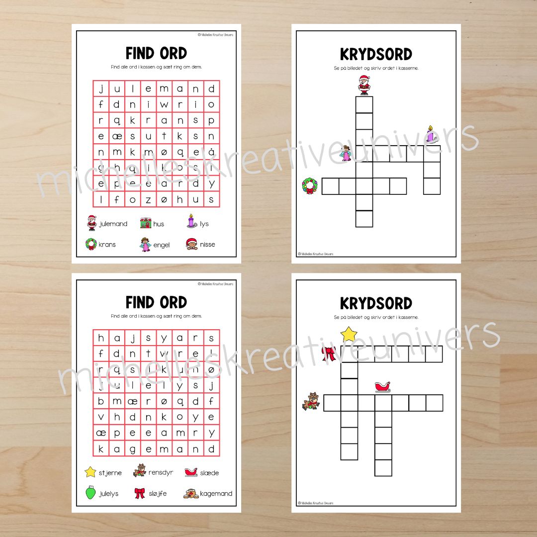 Find ord og krydsord: Jul - Billede 2