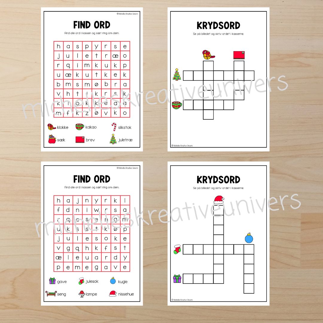 Find ord og krydsord: Jul - Billede 3