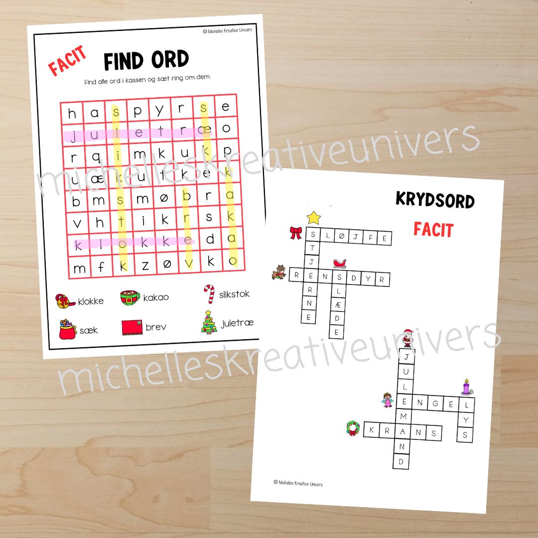 Find ord og krydsord: Jul - Billede 4