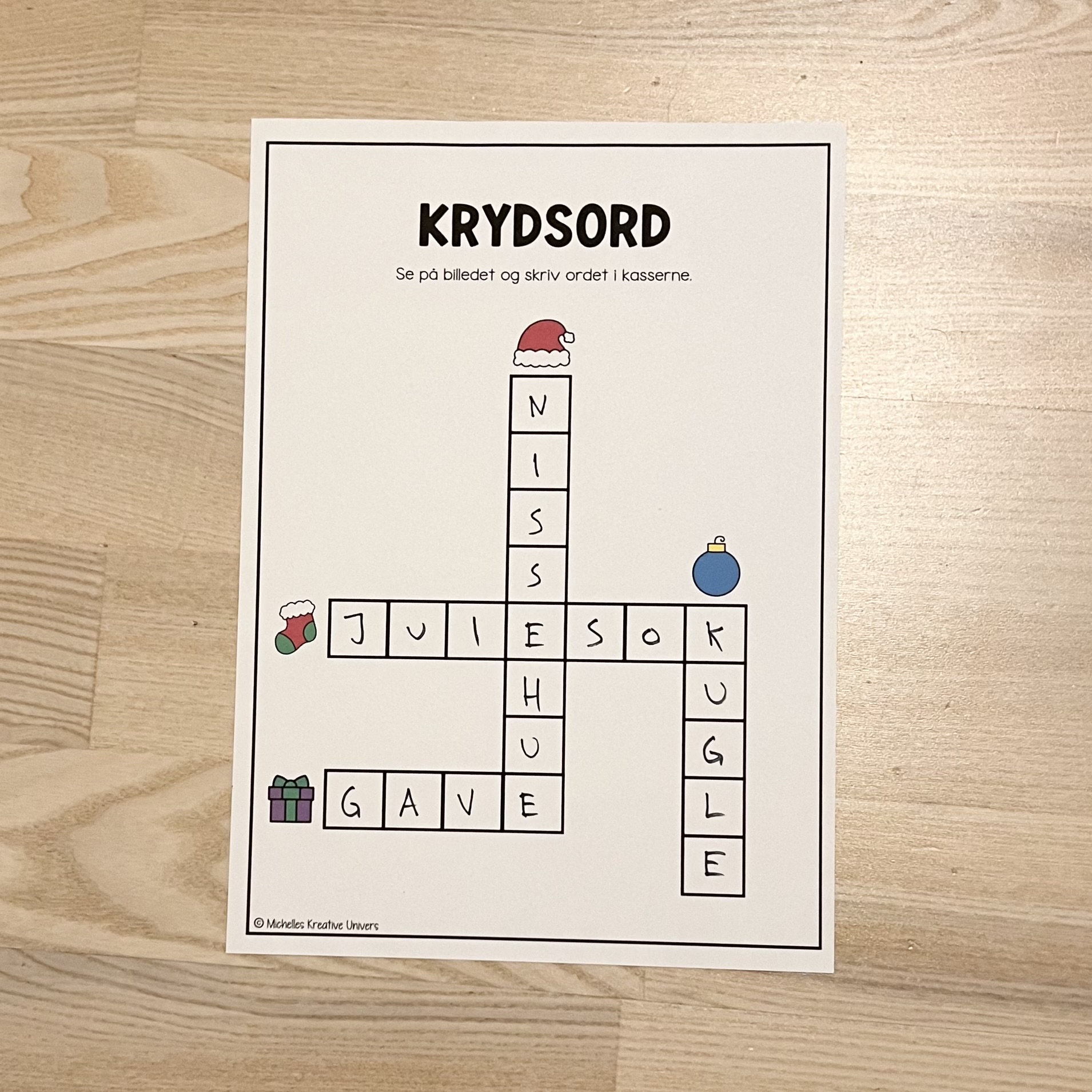 Find ord og krydsord: Jul - Billede 5