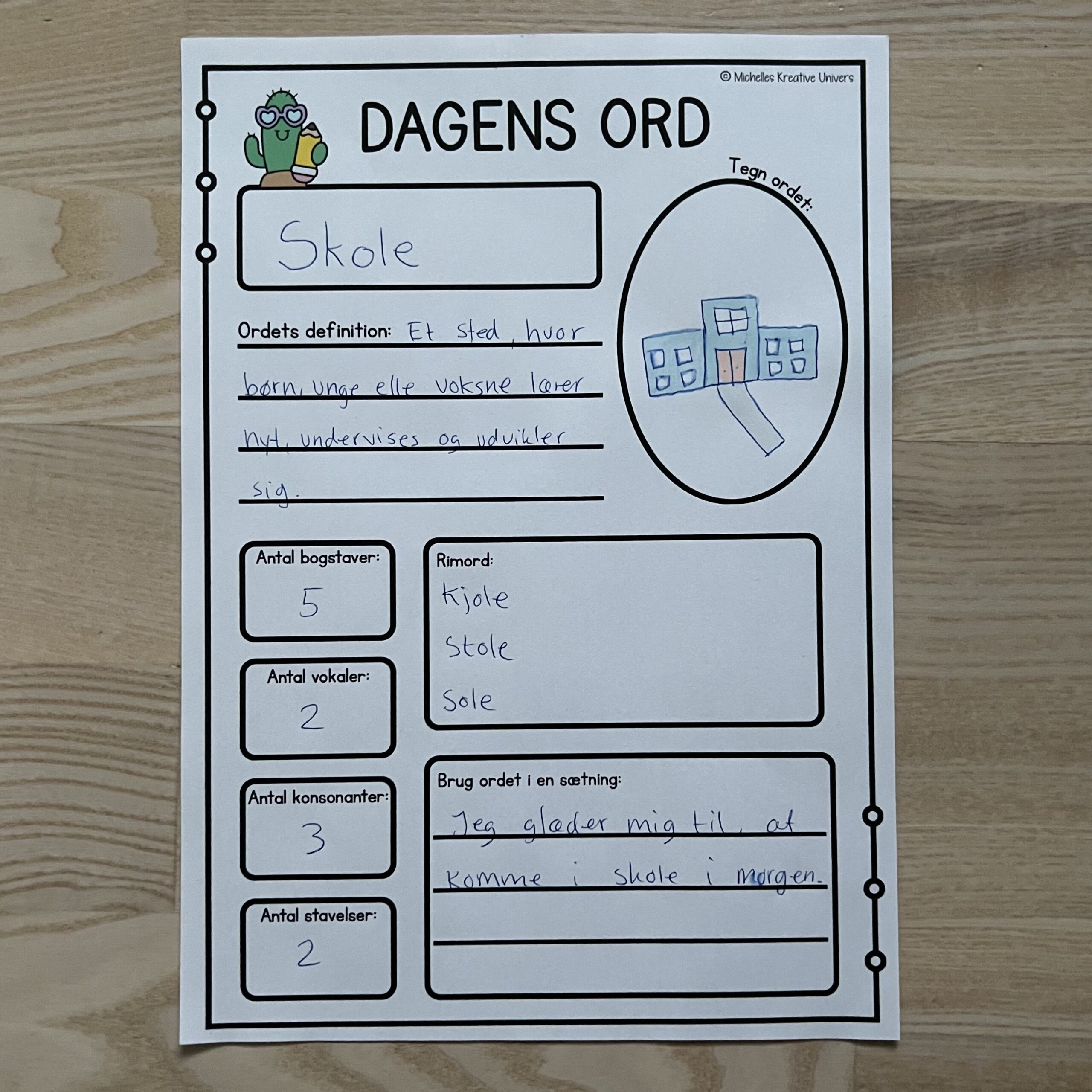 Dagens ord skabeloner - Billede 4