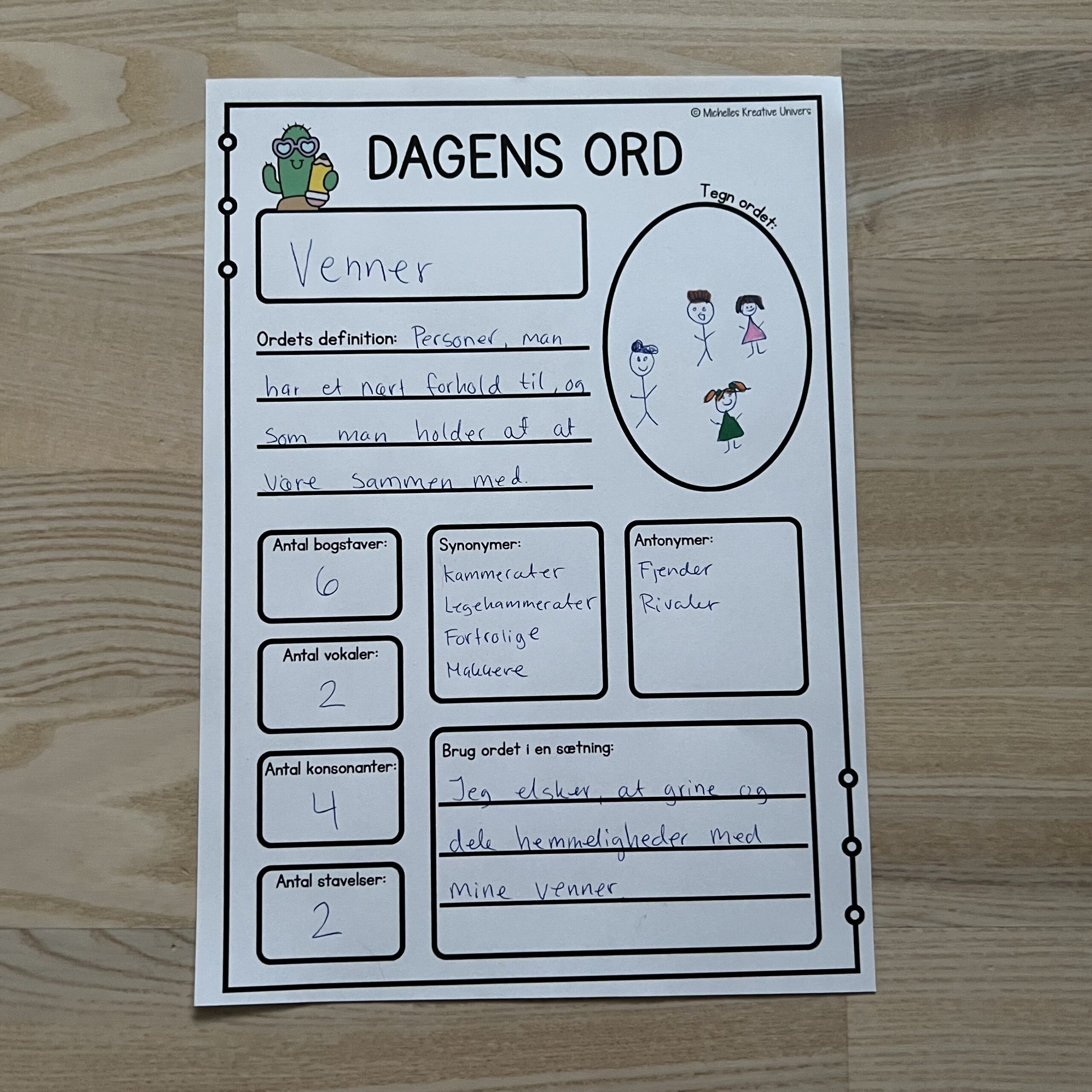 Dagens ord skabeloner - Billede 3