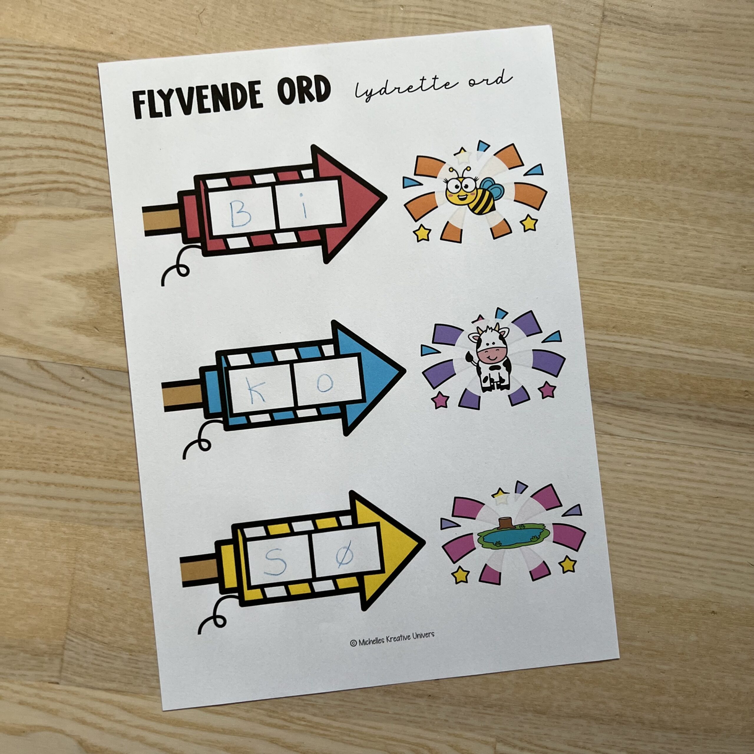 Flyvende lydrette ord - Billede 5